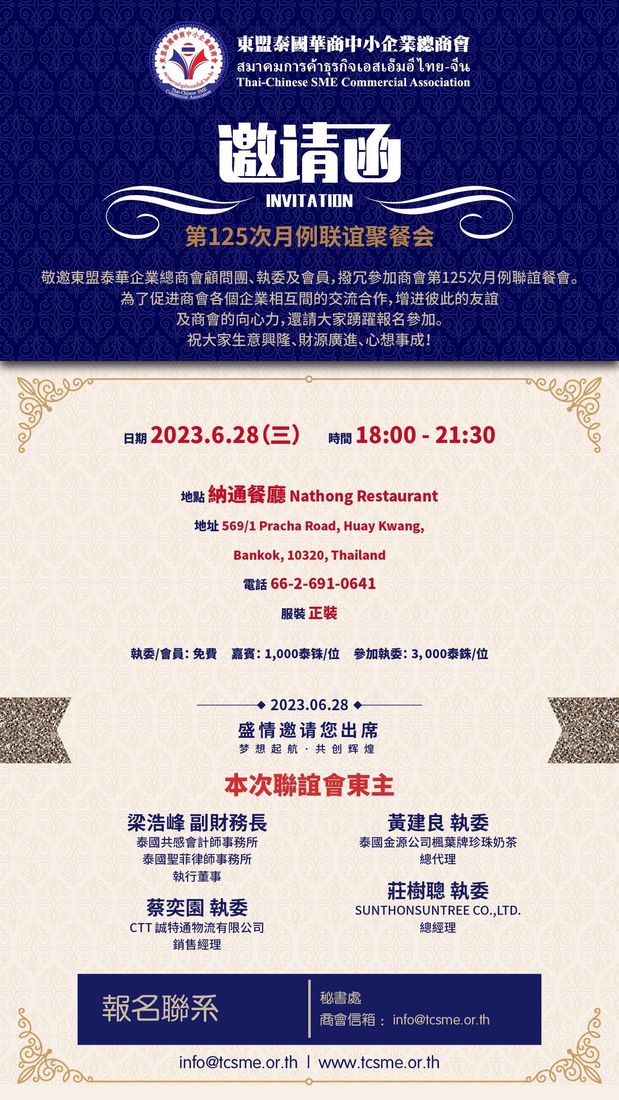 第125次月例聯誼聚餐會